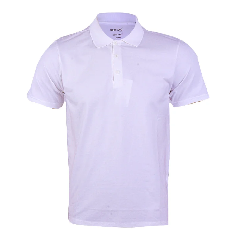 Check out the best prices on men's fashion basics – limited time offer.  REDTAG White Polo Shirt