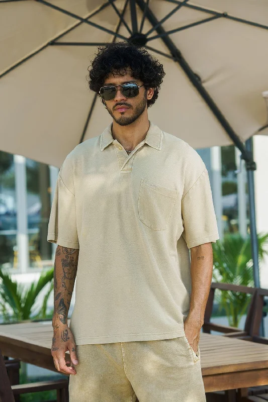 Buy now, pay later – exclusive savings on men’s clothing. Beige Heavyweight Faded Polo Buy now, pay later – exclusive savings on men’s clothing. Beige Heavyweight Faded Polo
