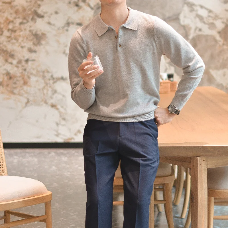 Flash sale: Save big on men's clothing this weekend! Everyday Long Sleeve Knit Polo Shirt Flash sale: Save big on men's clothing this weekend! Everyday Long Sleeve Knit Polo Shirt