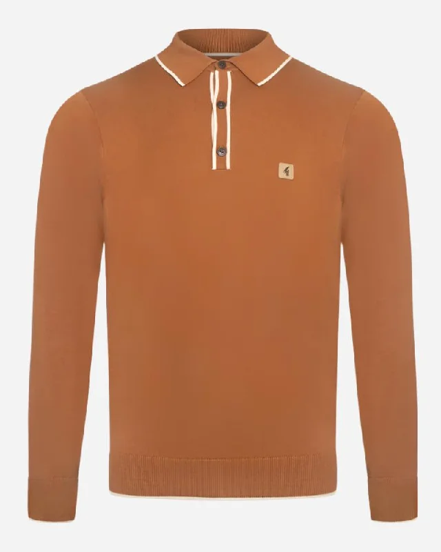 Gabicci Vintage LINEKER Polo Walnut