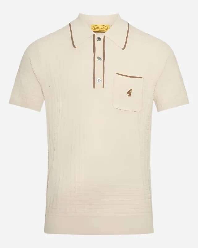 Gabicci Vintage ROY Polo Cream