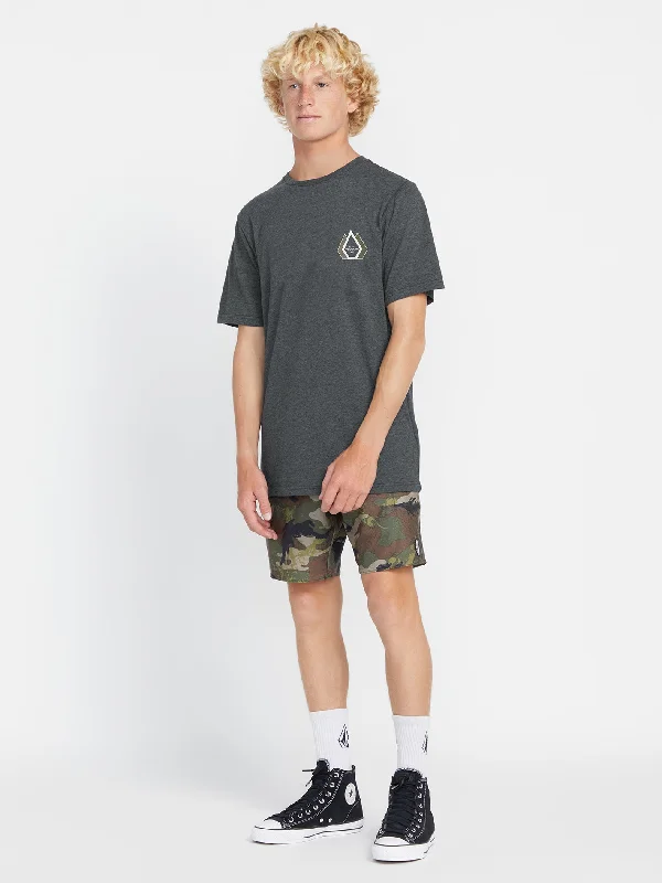 Linkfill Short Sleeve Tee - Dark Black Heather