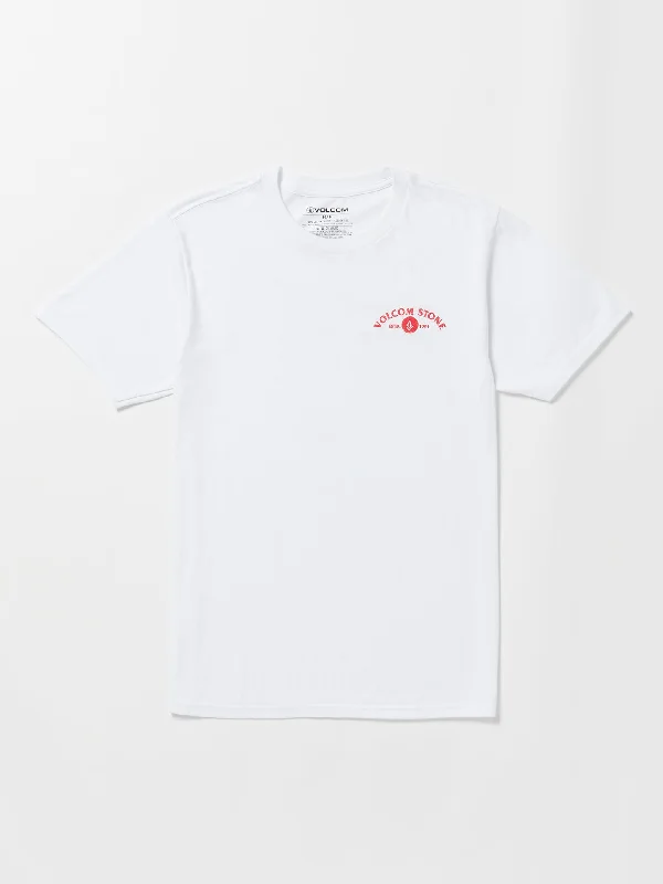 Marcher Short Sleeve Tee - White