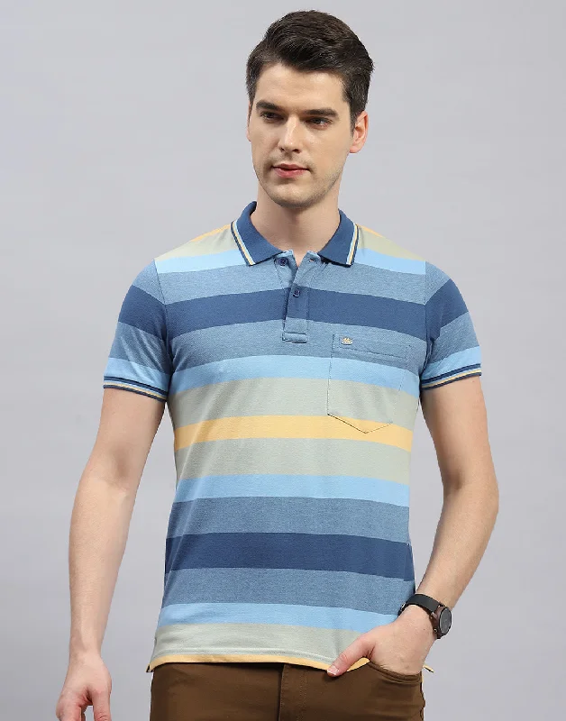 Seasonal clearance – Save on all clothing essentials this weekend. Men Light Blue Stripe Polo Collar Half Sleeve T-Shirt Seasonal clearance – Save on all clothing essentials this weekend. Men Light Blue Stripe Polo Collar Half Sleeve T-Shirt