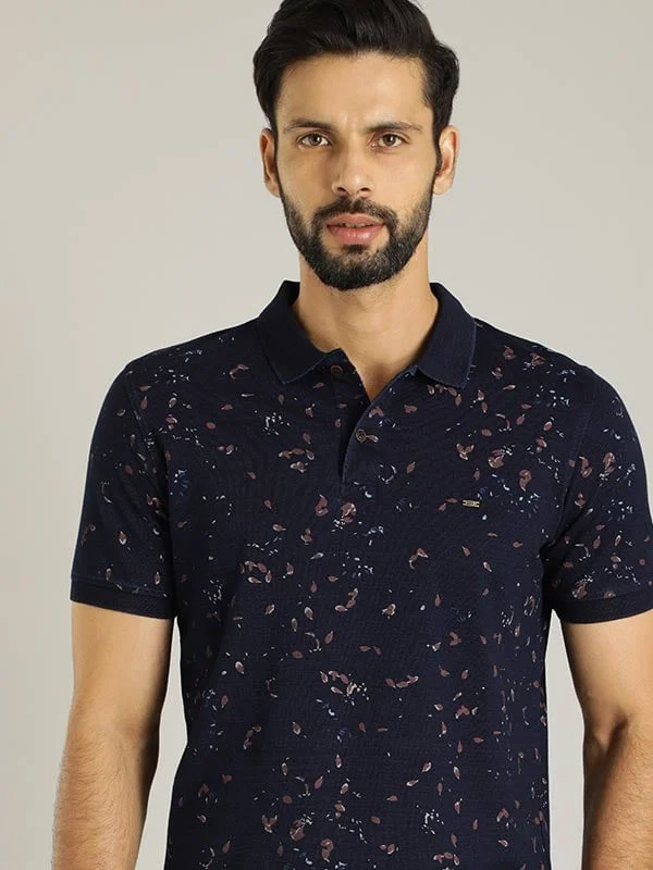 Men Printed Polo T-Shirt