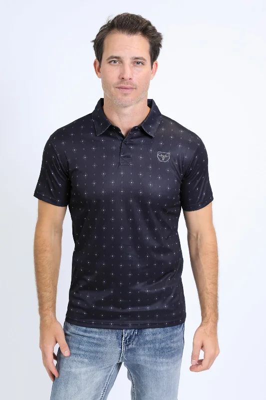 Discover new arrivals in clothing – Affordable styles for every occasion. Mens Performance Fabric Print Black Polo Discover new arrivals in clothing – Affordable styles for every occasion. Mens Performance Fabric Print Black Polo