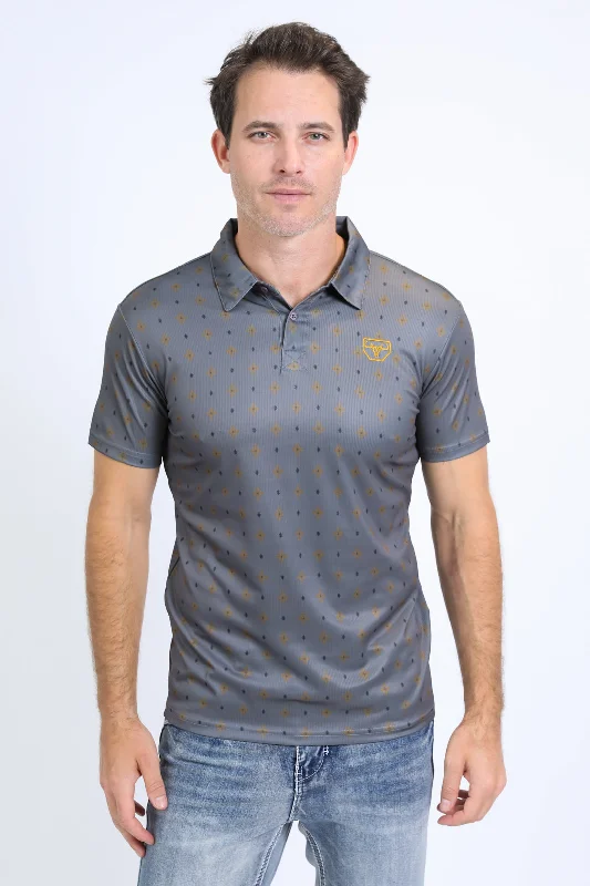 Big discounts on men’s wear – Shop now and save! Mens Performance Fabric Print Slate Polo Big discounts on men’s wear – Shop now and save! Mens Performance Fabric Print Slate Polo