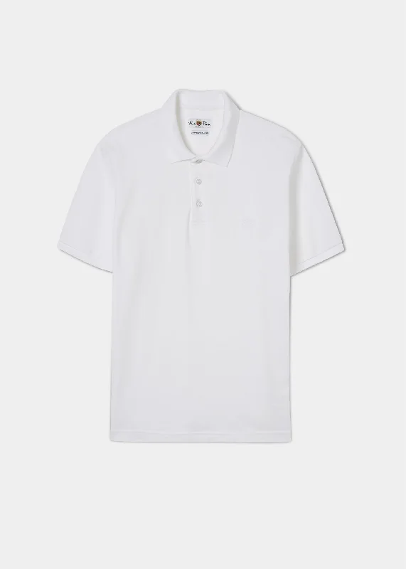 Fritton Pique Polo Shirt In White