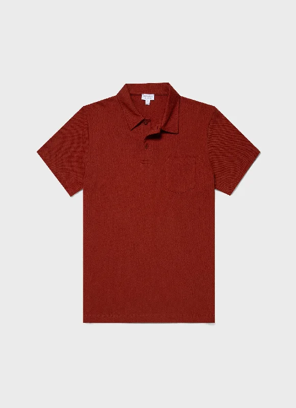 Shop our men's clothing collection for the best prices of the season. Men's Riviera Polo Shirt in Rust Shop our men's clothing collection for the best prices of the season. Men's Riviera Polo Shirt in Rust