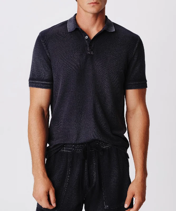 Don’t miss out – huge discounts on men’s trendy styles.  Pique with Wash Short Sleeve Polo - Midnight