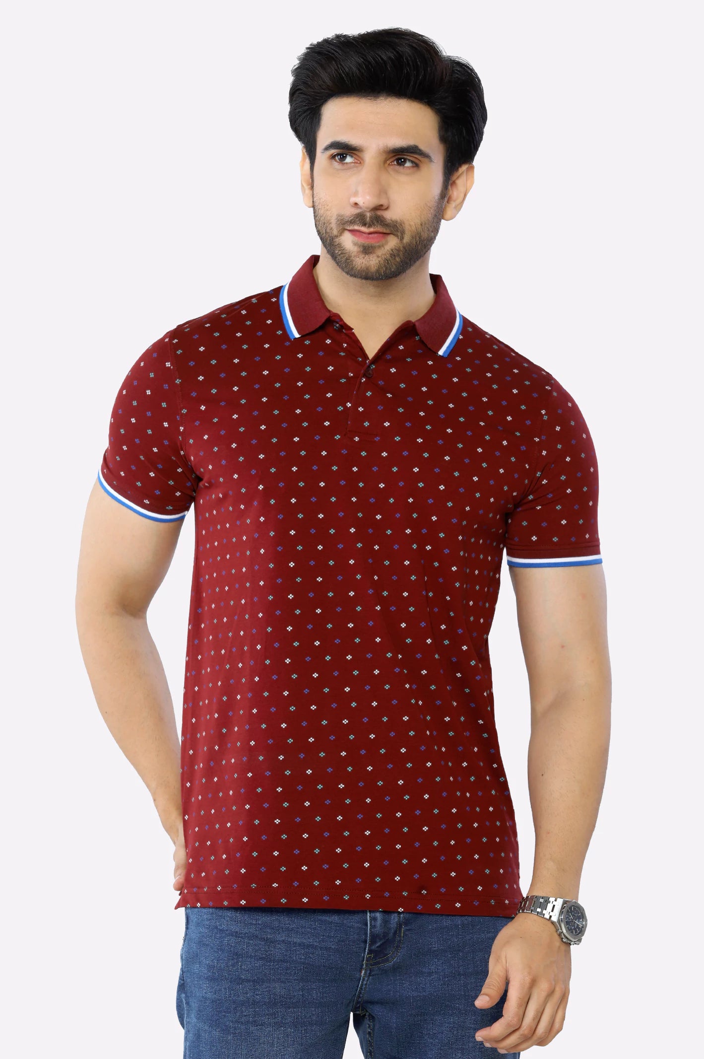 Shop the hottest fashion trends for less – deals you can’t miss. Bargundi Printed Polo Shop the hottest fashion trends for less – deals you can’t miss. Bargundi Printed Polo