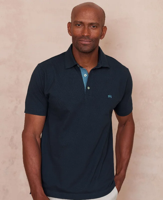 Special offer: Save on everyday clothing essentials – Shop now!  Navy Classic Fit Short Sleeve Polo Shirt