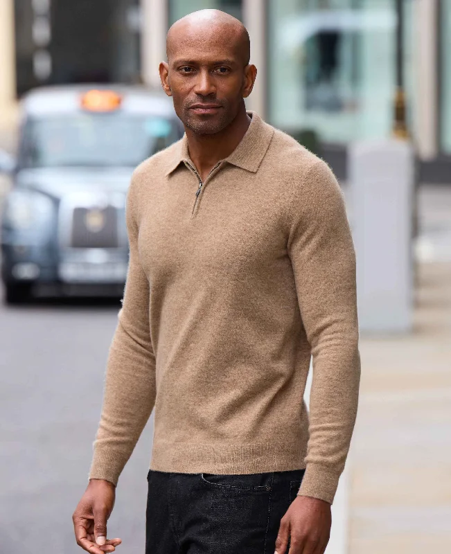 Men’s clothing at unbeatable prices – shop the sale today! Oatmeal Merino Wool Cashmere Zip Neck Long Sleeve Polo Shirt Men’s clothing at unbeatable prices – shop the sale today! Oatmeal Merino Wool Cashmere Zip Neck Long Sleeve Polo Shirt