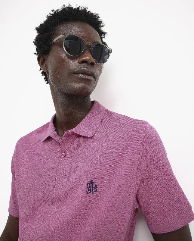 Get ready for the season with exclusive savings on trendy clothes.  Rare Rabbit Men's Paret-Bright Flouroscent Pink Short Sleeve Embroidered Logo Solid Polo T-Shirt