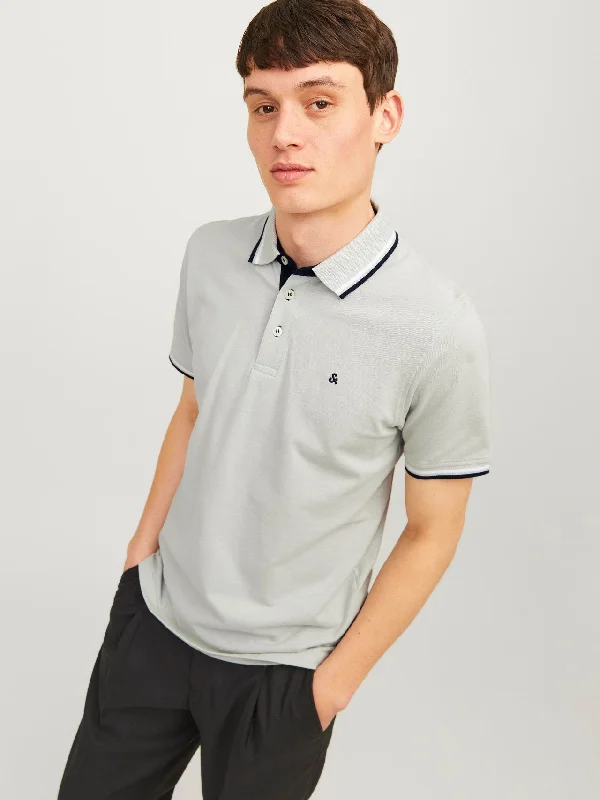 Shop exclusive offers on men’sapparel   Plain Polo In Puritan Grey