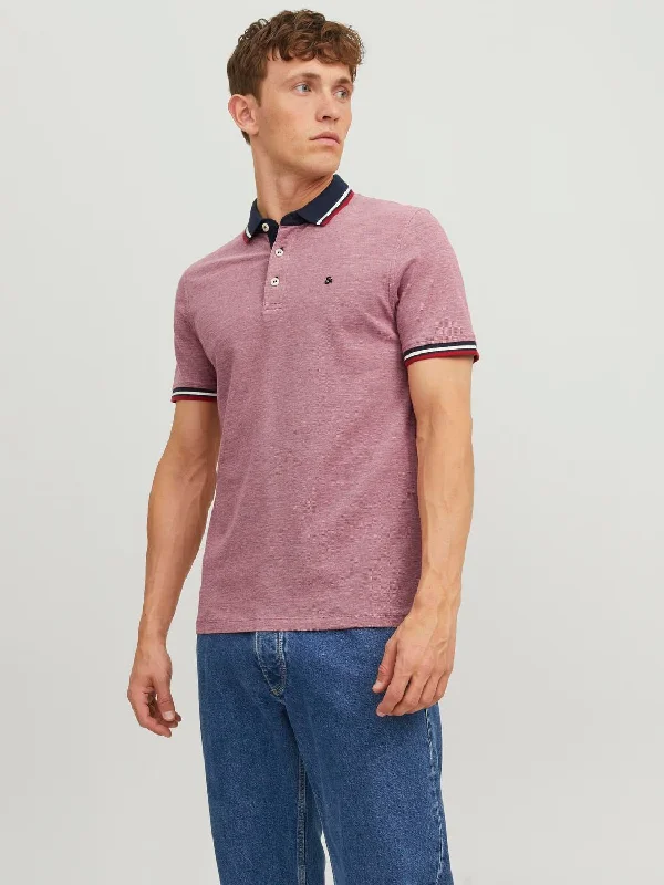 Plain Polo In Rio Red