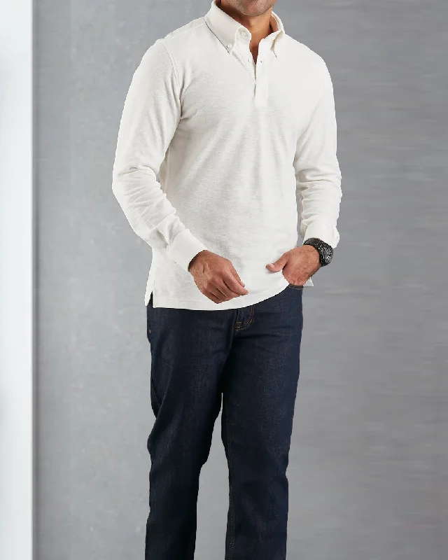 Shop the hottest fashion trends for less –  deals you can’t miss.  Ivory White Polo T-Shirt