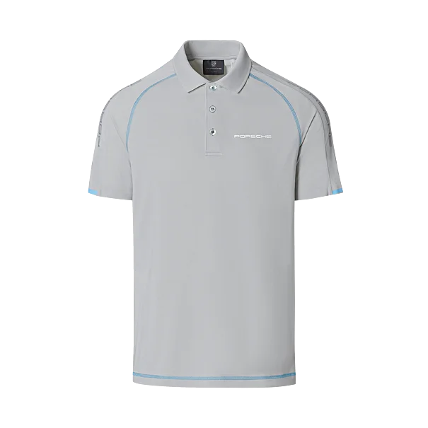 Upgrade your look with stylish, affordable men’s clothing.  Porsche Men's Polo Shirt (Grey) - Sport