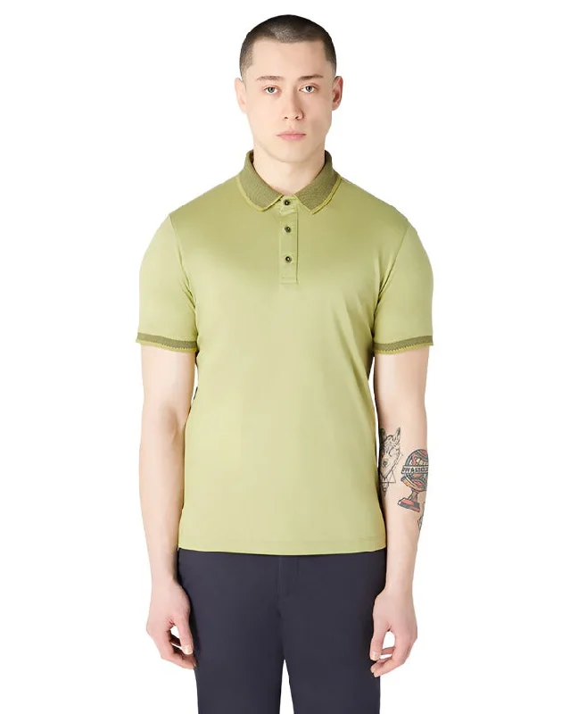 Shop men’s clothing for all seasons – Save big today! ID70232-Remus Green Contrast Collar Polo Shop men’s clothing for all seasons – Save big today! ID70232-Remus Green Contrast Collar Polo