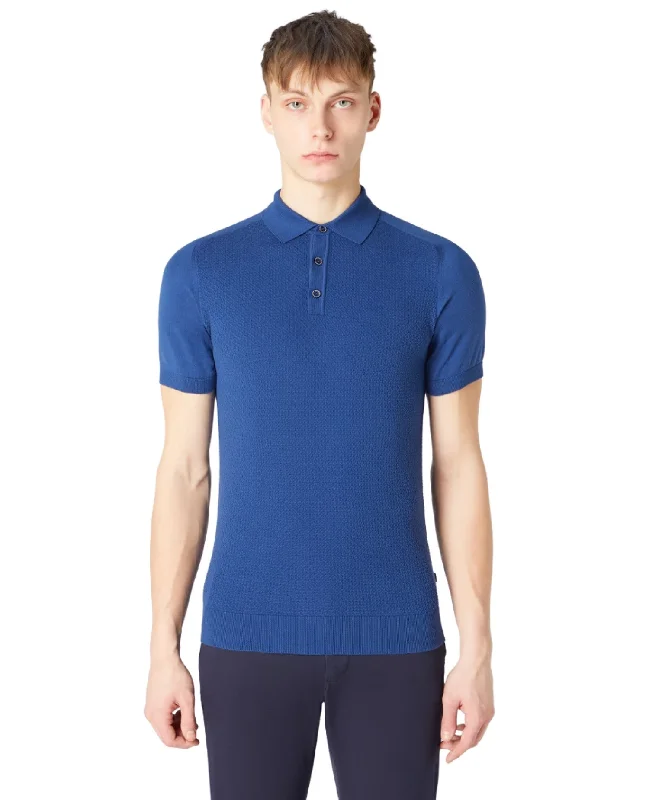 Shop the latest fashion trends with huge savings on all clothing. ID70238-Remus Royal Blue Textured Polo Shop the latest fashion trends with huge savings on all clothing. ID70238-Remus Royal Blue Textured Polo