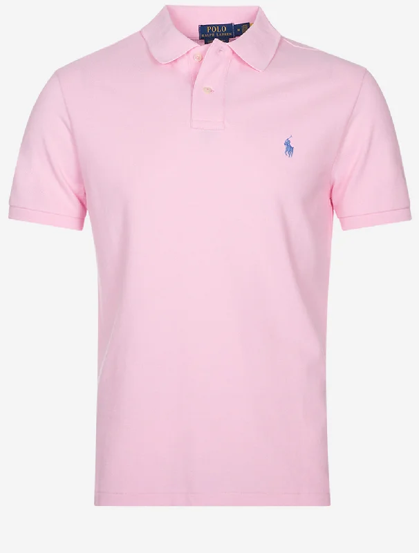 Shop new arrivals in clothing and save –  Mesh Polo Shirt Carmel Pink