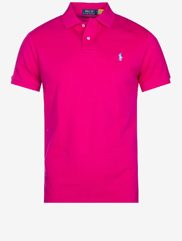 Save up to 60% on new arrivals in clothing – Shop now!  Mesh Polo Shirt Pink
