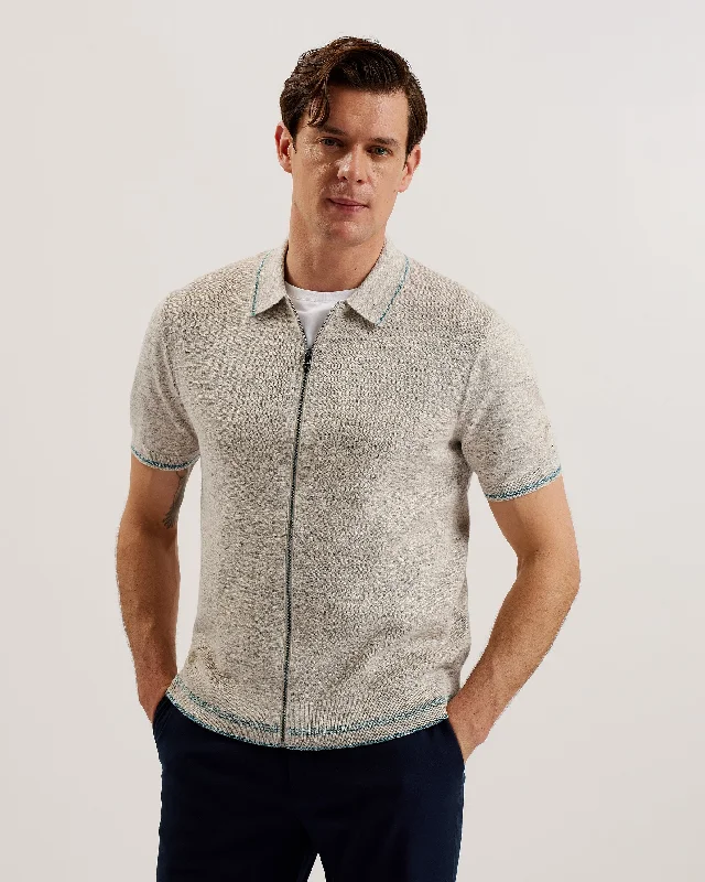 Look sharp without breaking the bank – men’s clothing sale now! Rojor Ss Zip Through Textured Front Polo Natural Look sharp without breaking the bank – men’s clothing sale now! Rojor Ss Zip Through Textured Front Polo Natural