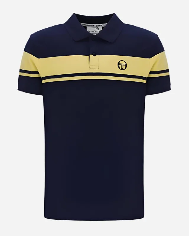 Sergio Tacchini YOUNG LINE Polo Maritime Blue/Lemon Drop