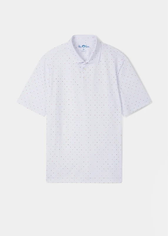 Shop the ultimate men’s clothing sale – incredible prices on your favorite styles.  Shalford Performance Polo Shirt with Red Print Design