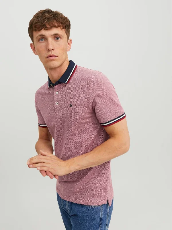 Shop the best clothing sale – Limited-time offer.  Tipped Polo in Rio Red