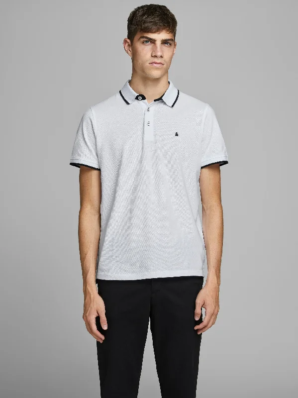 Don’t miss out on men’s fashion sales – shop today and save big! Tipped Polo in White Don’t miss out on men’s fashion sales – shop today and save big! Tipped Polo in White