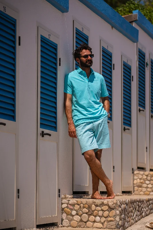 Grab your favorites before they’re gone – men’s clothing at great prices.  Ice Blue Polo T-Shirt