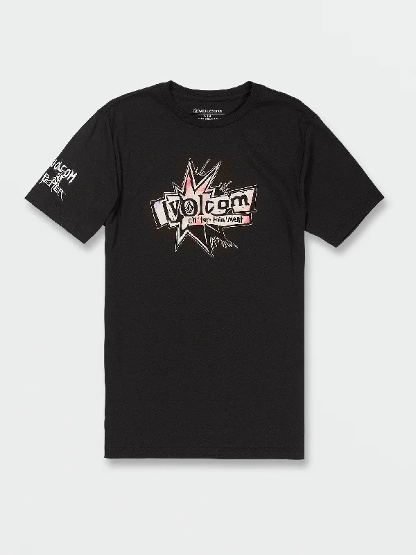 Massive discounts on all clothing items – Shop now for the best prices. Volcom Entertainment Skullconuts Short Sleeve Tee - Black Massive discounts on all clothing items – Shop now for the best prices. Volcom Entertainment Skullconuts Short Sleeve Tee - Black