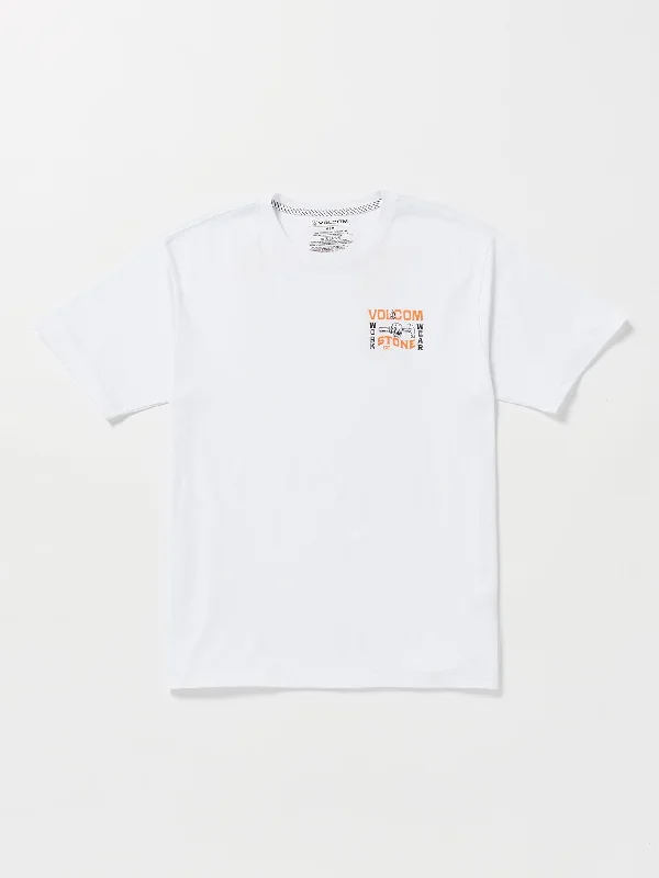 Volcom Workwear Nailed Short Sleeve Tee - White