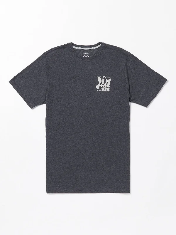 Wordplay Short Sleeve Tee - Dark Black Heather