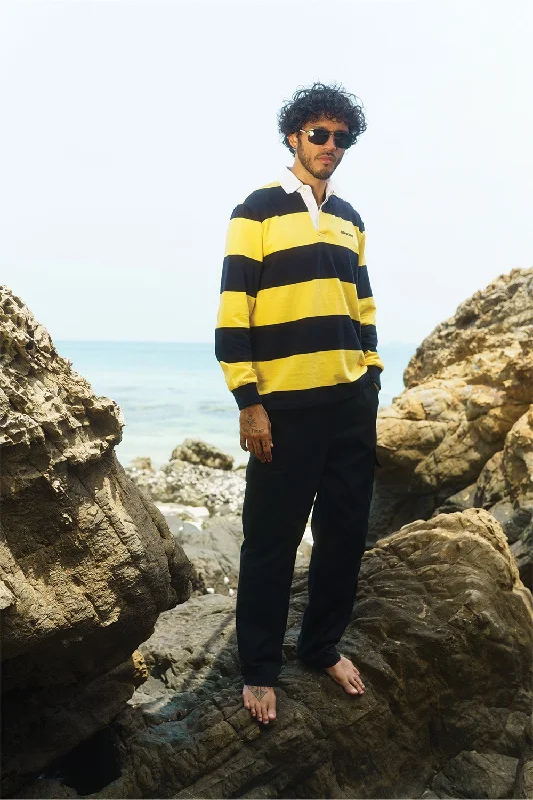 Shop seasonal clothing deals – Big savings on fashion essentials.  Yellow Stripe Heavyweight Polo