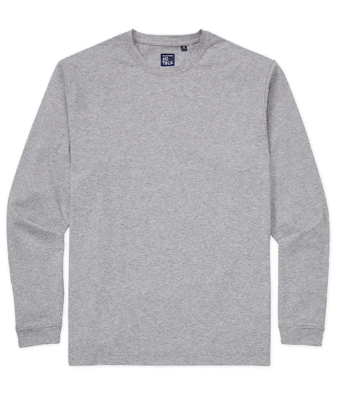 Westport No-Tuck Long Sleeve Stretch Cotton Crew Neck T-Shirt