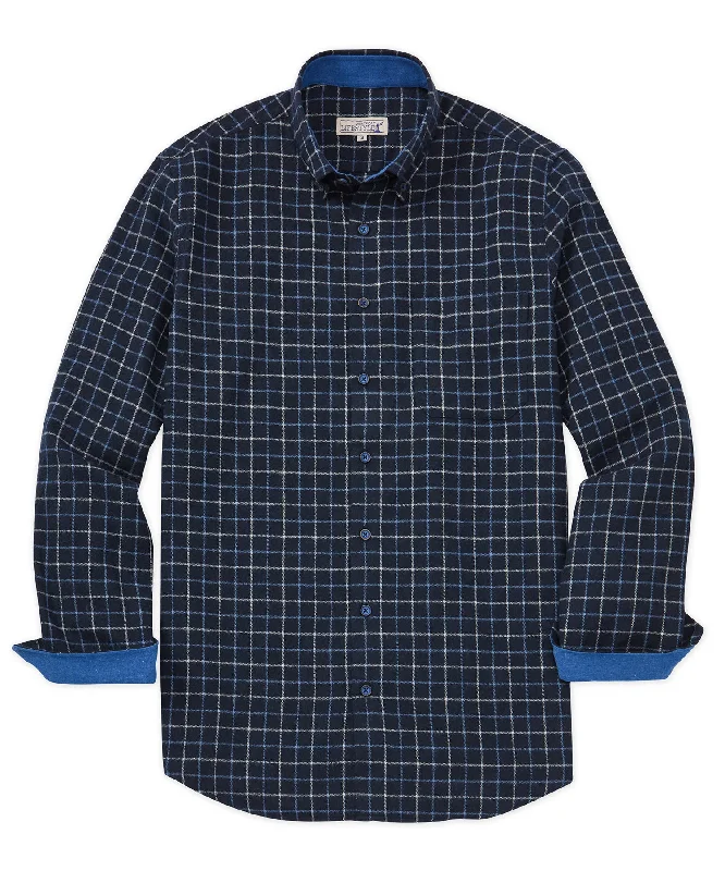 Westport Lifestyle Long Sleeve Button Down Collar Flannel Sport Shirt