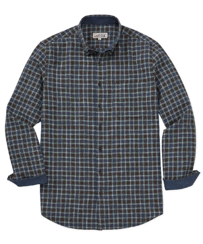 Westport Lifestyle Long Sleeve Button Down Collar Flannel Sport Shirt