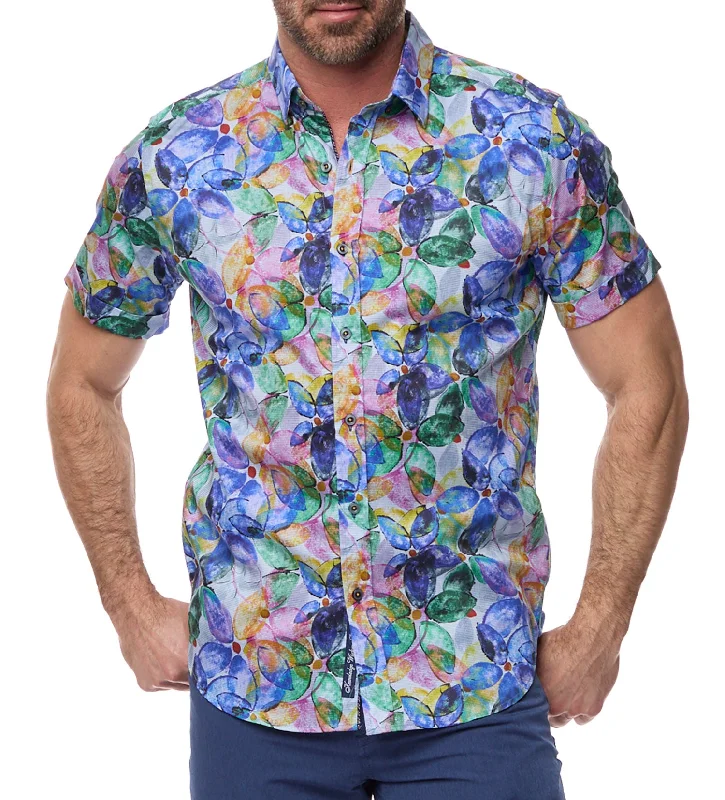 Shop the latest fashion trends with huge savings on all clothing.  Robert Graham Gordon Short Sleeve Woven Sport Shirt