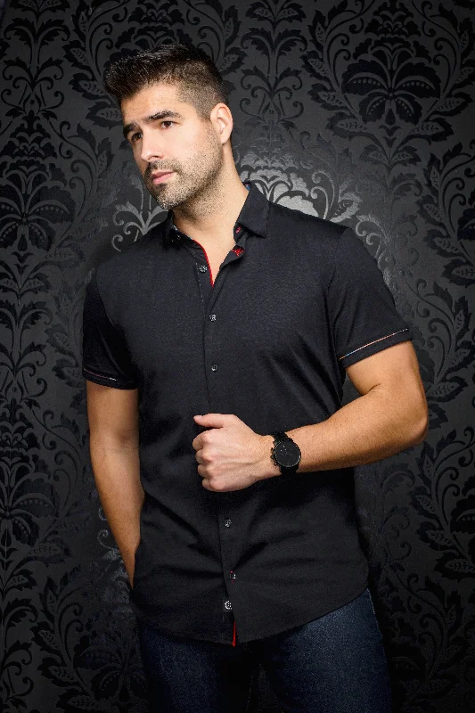 Grab your favorites before they’re gone – men’s clothing at great prices. Au Noir Stretch Short-Sleeve Shirt | Divenere Black Grab your favorites before they’re gone – men’s clothing at great prices. Au Noir Stretch Short-Sleeve Shirt | Divenere Black
