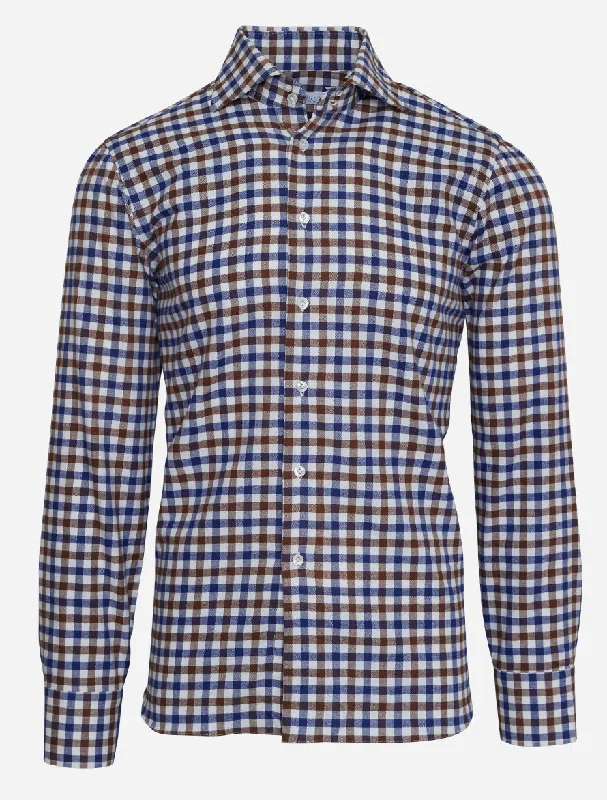 Brushed Twill Check Shirt