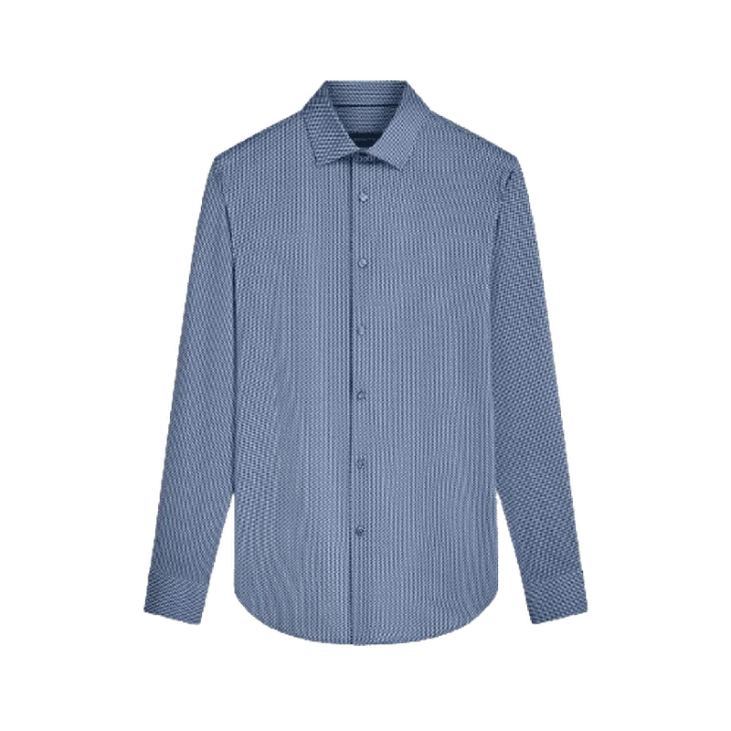 BUGATCHI: James Geometric OoohCotton Shirt