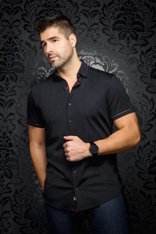 Shop the hottest fashion trends for less – deals you can’t miss. AU NOIR | Short Sleeve Shirt | Divenere Black Shop the hottest fashion trends for less – deals you can’t miss. AU NOIR | Short Sleeve Shirt | Divenere Black