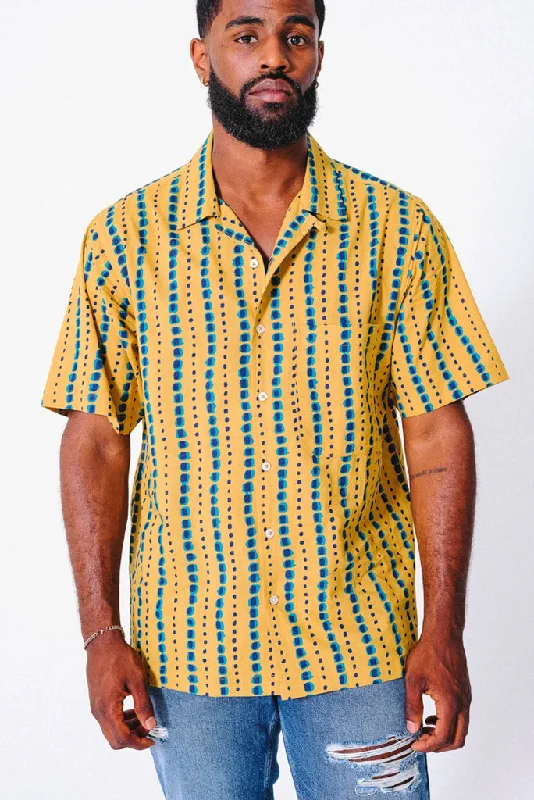 Shop now and enjoy massive savings on stylish clothing for all seasons.  DUSHYANT ASTHANA DON CAMP SHIRT, MUSTARD