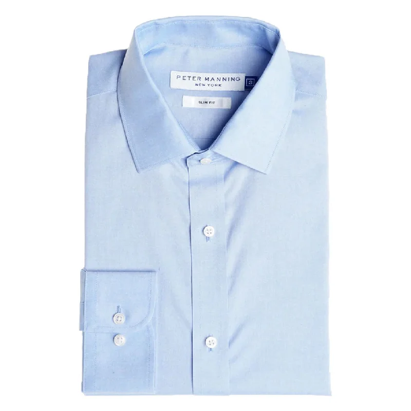 Easy Care Dress Shirt Slim Fit - Blue