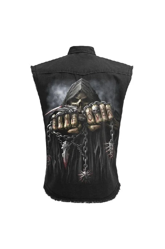 Don’t miss out on men’s fashion sales – shop today and save big! Game Over - Sleeveless Stone Washed Worker Black Don’t miss out on men’s fashion sales – shop today and save big! Game Over - Sleeveless Stone Washed Worker Black