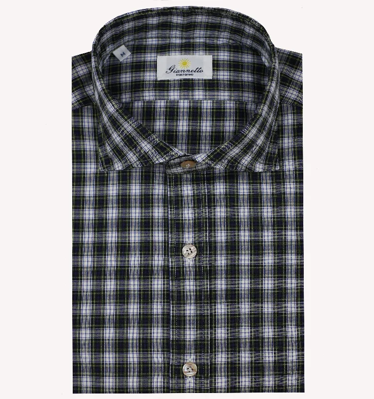 Shop our exclusive men’s fashion deals – limited time only! Giannetto Check Sport Shirt in Navy Green Shop our exclusive men’s fashion deals – limited time only! Giannetto Check Sport Shirt in Navy Green