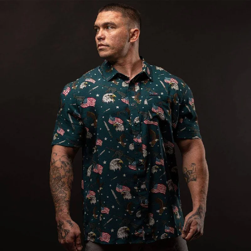 Look your best with exclusive savings on men’s fashion. Men's At Ease Button Down - Tac Eagle Look your best with exclusive savings on men’s fashion. Men's At Ease Button Down - Tac Eagle