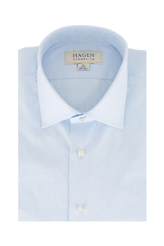 Save on trendy clothing for every season –Shoppers get exclusive deals.  Light Blue Mini Houndstooth Dress Shirt